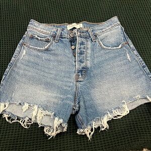Women's Blue Denim Shorts